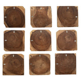 Ignite Wood Wall Decor (Set of 9) Black / Woodtone - Black / Light Brown by Uttermost - View 4