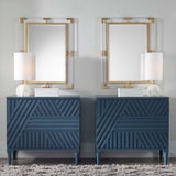Balkan Modern Wall Mirror - Gold by Uttermost - View 4