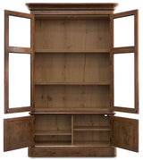Cashiers Display Cabinet Chestnut - Dark Brown by Hooker Furniture - View 4
