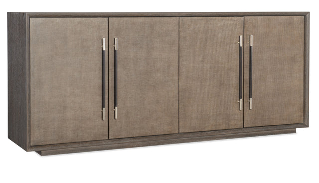 Modern Mood Entertainment Console - Dark Brown by Hooker Furniture - View 1