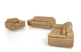 Divani Casa Grange - Modern Camel Leather Sofa Set | VIG | Home Elegance USA