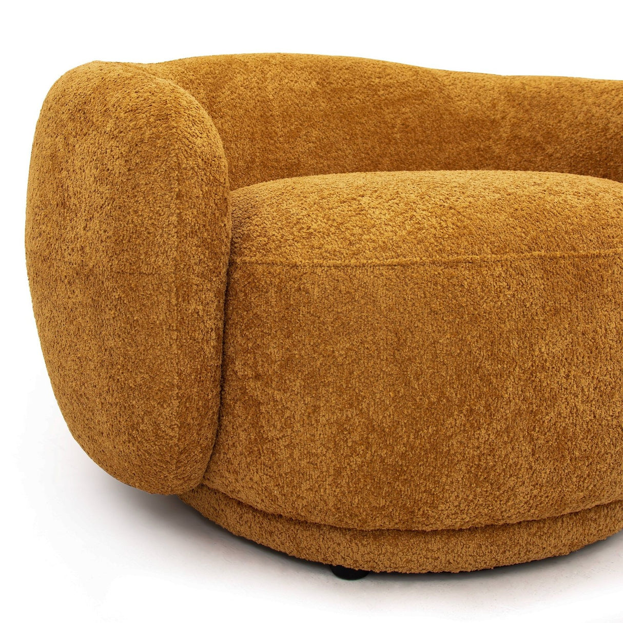 Divani Casa Andrew - Modern Orange Fabric Sofa Set