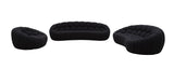 Divani Casa Yolonda - Modern Curved Black Fabric Sofa Set | VIG - Home Elegance USA