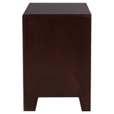 Nightstand - Phoenix 2-drawer Nightstand Deep Cappuccino