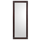 Standing Mirror - Phoenix Rectangular Standing Floor Mirror Black