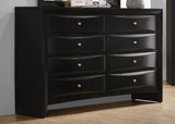 Briana Rectangular 8 - drawer Dresser Black | Coaster - 200703 - Home Elegance USA - 2