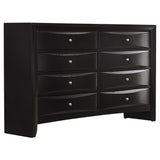 Briana Rectangular 8 - drawer Dresser Black | Coaster - 200703 - Home Elegance USA - 1