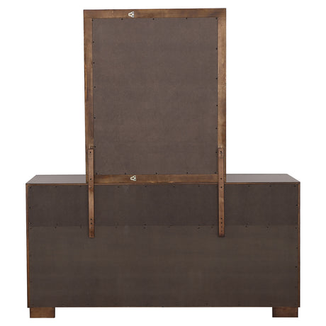 Jessica 6-drawer Dresser with Mirror Cappuccino - Home Elegance USA