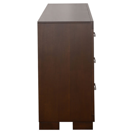 Dresser - Jessica 6-drawer Dresser Cappuccino