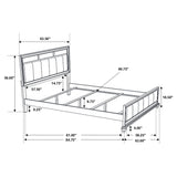 Barzini Wood Queen Panel Bed Black | Coaster - 200891Q - Home Elegance USA - 4