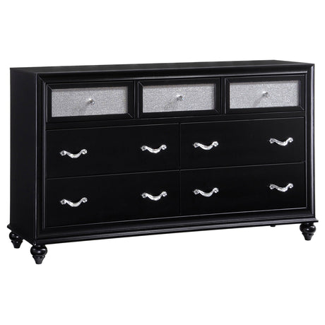 Barzini 7 - drawer Rectangular Dresser Black | Coaster | Home Elegance USA