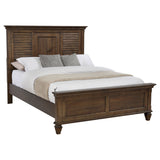 Eastern King Bed 4 Pc Set - Franco 4-piece Eastern King Bedroom Set Burnished Oak