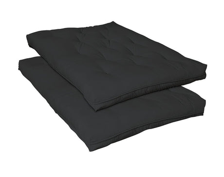 9" Deluxe Innerspring Futon Pad Black | Coaster | Home Elegance USA