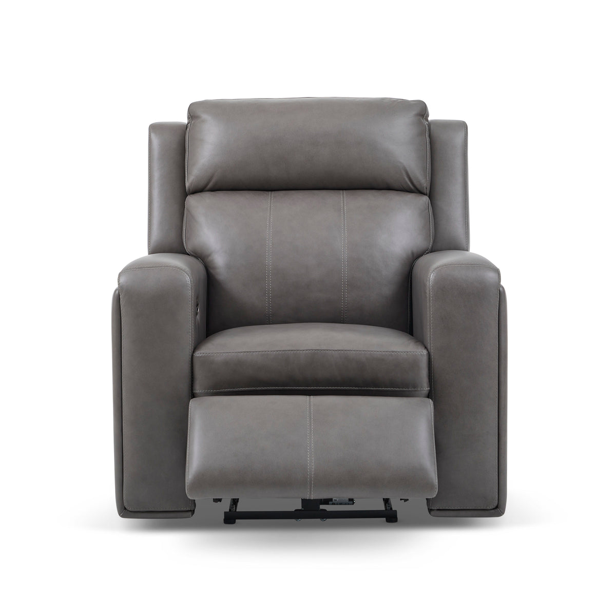 Wyatt Power Recliner With Power Headrest & Lumbar - Gunmetal | Flexsteel