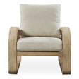 Barbora Wooden Accent Chair - Light Brown / Beige by Uttermost - View 1