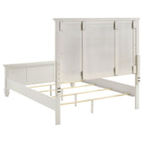 Eastern King Bed 4 Pc Set - Sandy Beach 4-piece Eastern King Bedroom Set Cream White