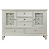 Dresser - Sandy Beach 11-drawer Rectangular Dresser Cream White