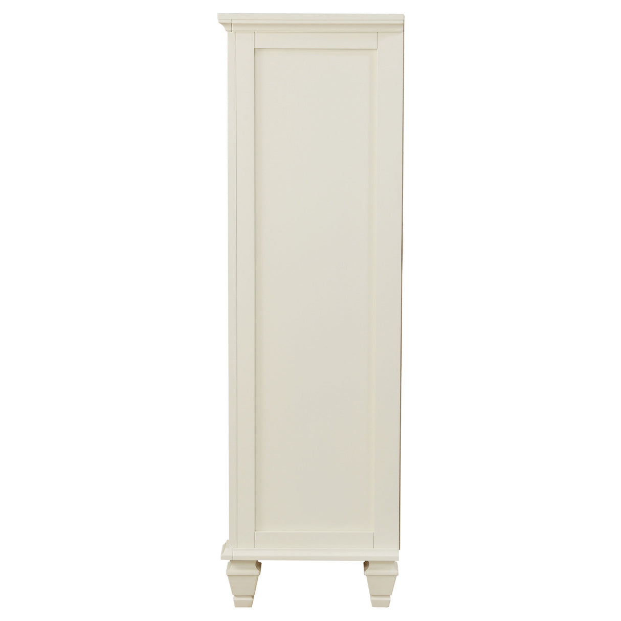 Chest - Sandy Beach 5-drawer Rectangular Chest Cream White