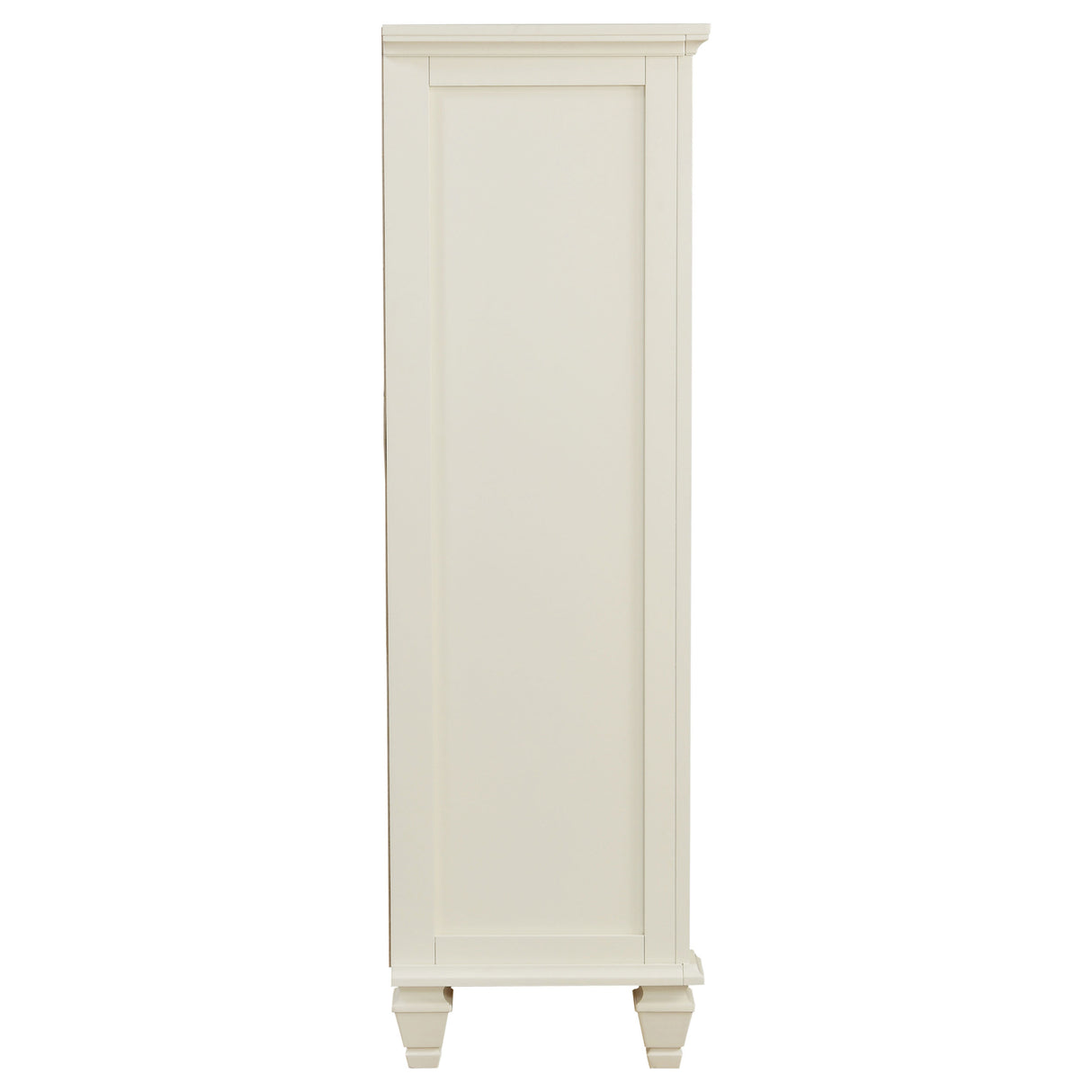 Chest - Sandy Beach 5-drawer Rectangular Chest Cream White