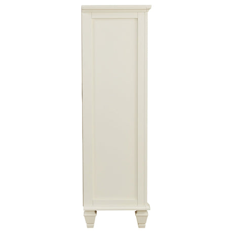Chest - Sandy Beach 5-drawer Rectangular Chest Cream White
