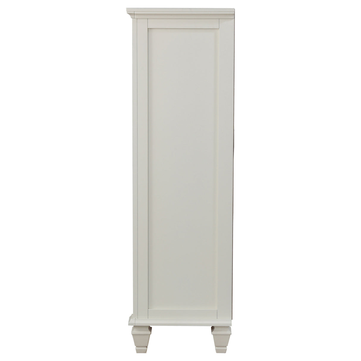 Door Chest - Sandy Beach 8-drawer Door Chest Storage Cream White