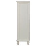 Door Chest - Sandy Beach 8-drawer Door Chest Storage Cream White