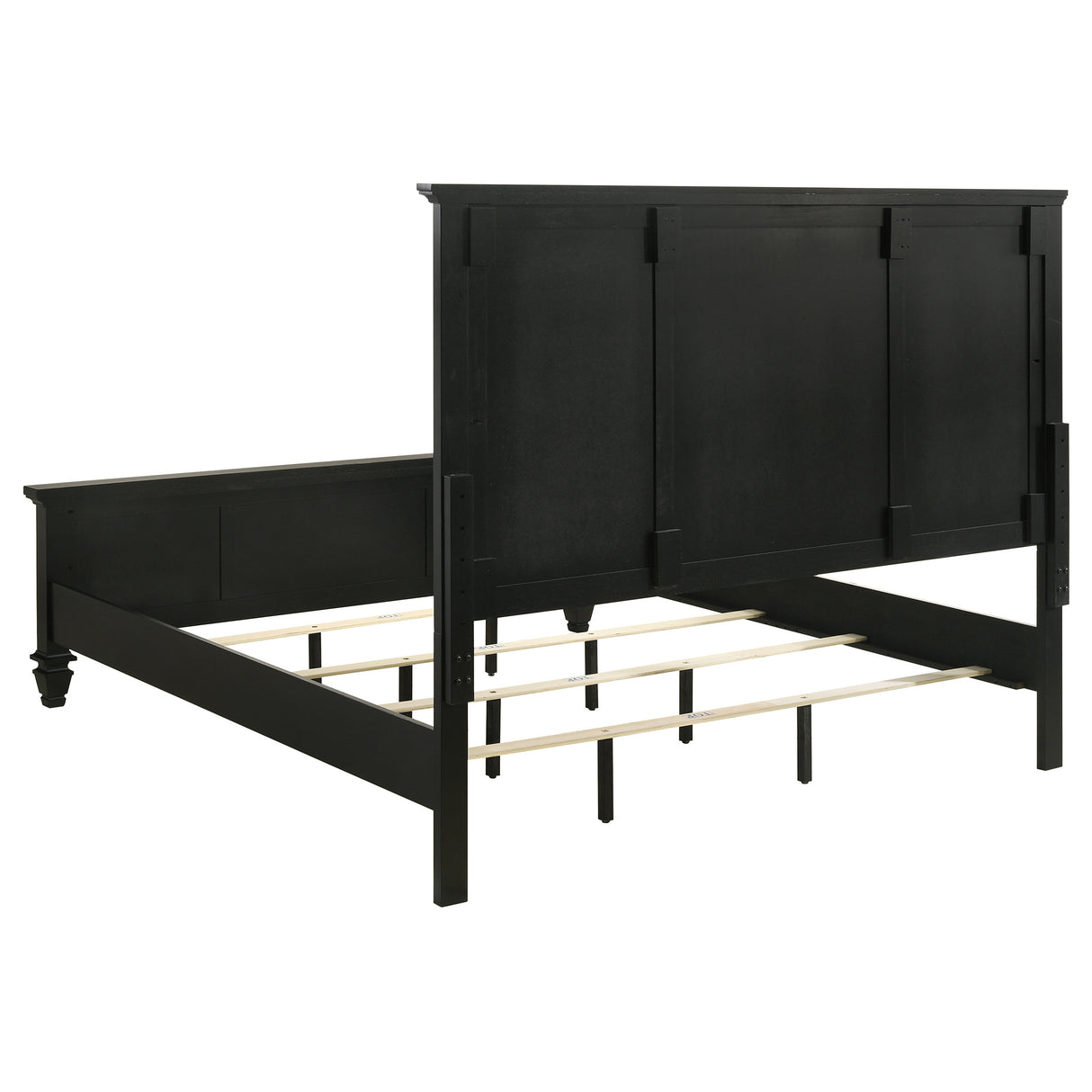 California King Bed 4 Pc Set - Sandy Beach 4-piece California King Bedroom Set Black