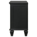 Nightstand - Sandy Beach 3-drawer Nightstand Black