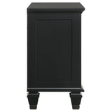 Nightstand - Sandy Beach 3-drawer Nightstand Black