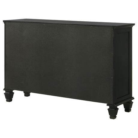 Dresser - Sandy Beach 11-drawer Dresser Black