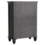 Chest - Sandy Beach 5-drawer Chest Black