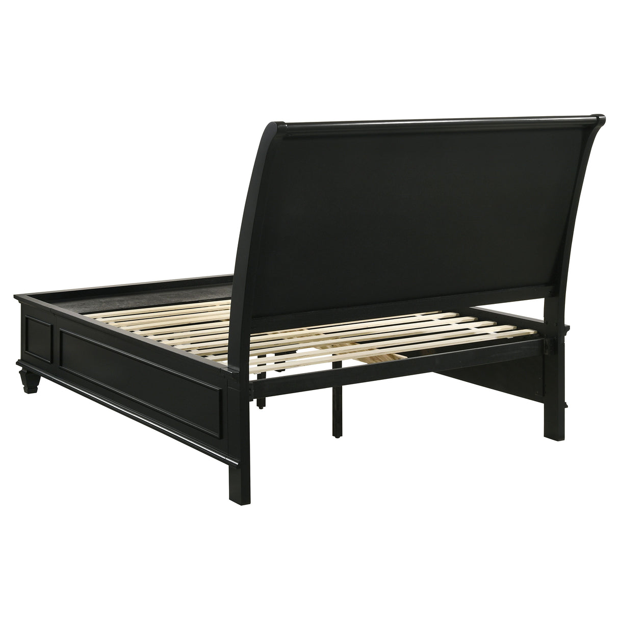 California King Bed 4 Pc Set - Sandy Beach 4-piece California King Bedroom Set Black