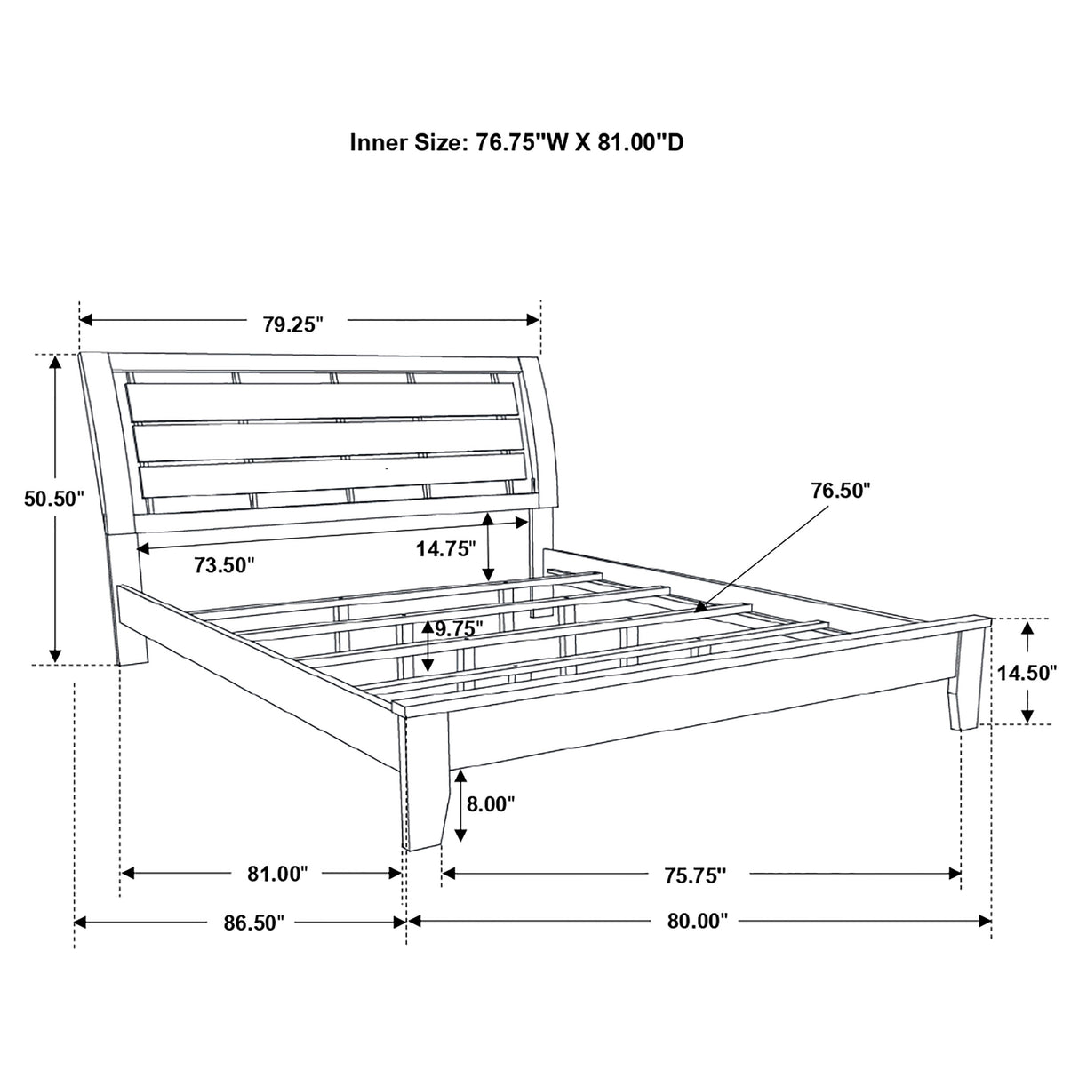 Eastern King Bed - Serenity Wood Eastern King Panel Bed Rich Merlot