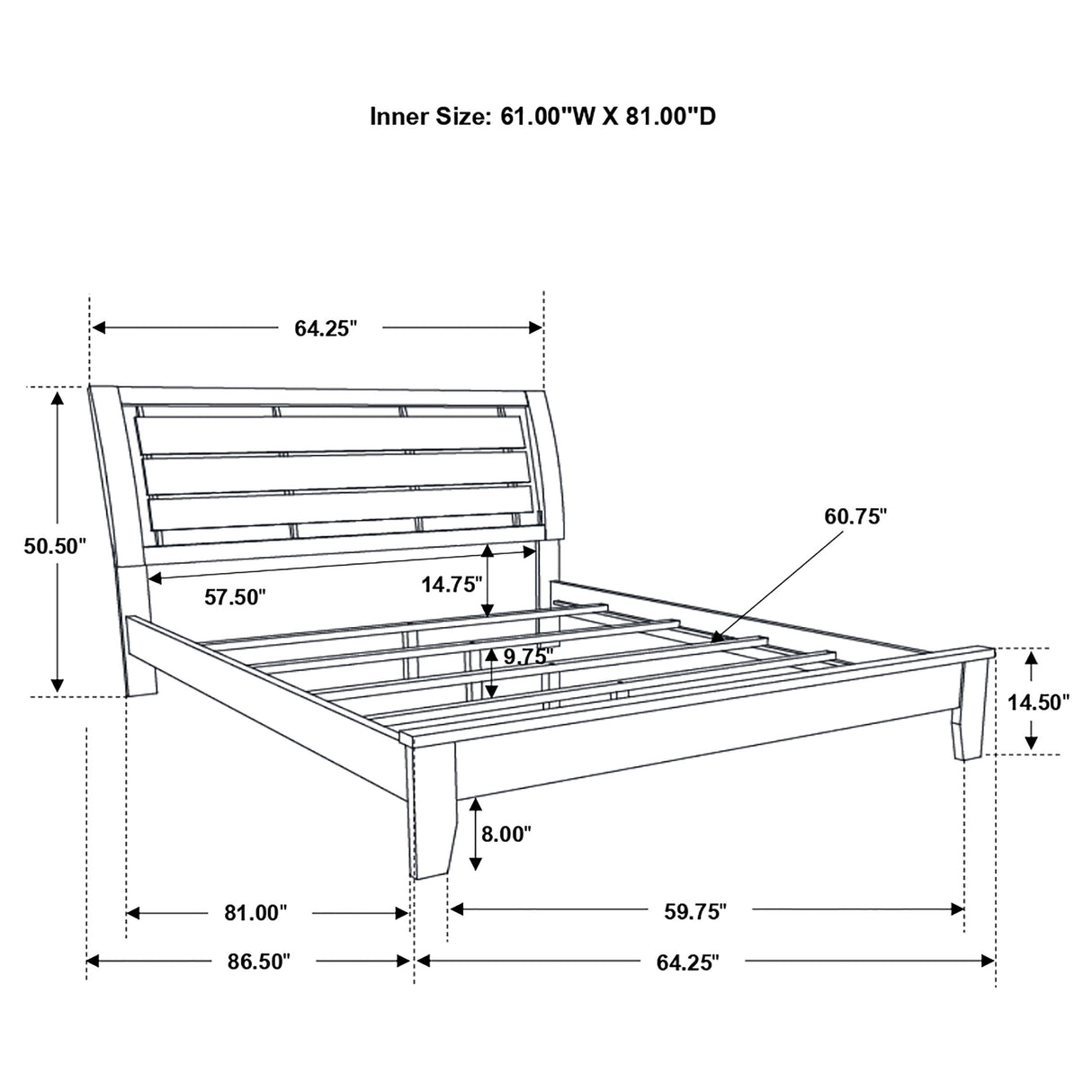 Queen Bed - Serenity Wood Queen Panel Bed Rich Merlot