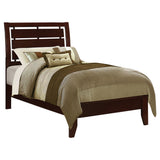 Twin Bed 4 Pc Set - Serenity 4-piece Twin Bedroom Set Rich Merlot