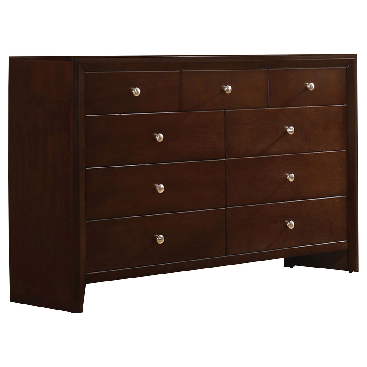 Dresser - Serenity Rectangular 9-drawer Dresser Rich Merlot