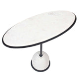 Morro Marble Side Table - White / Black by Uttermost - View 7
