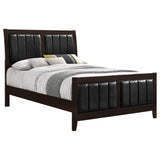 Carlton Wood Full Panel Bed Cappuccino | Coaster | Home Elegance USA