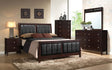 Carlton 4 - piece Eastern King Bedroom Set Cappuccino | Coaster | Home Elegance USA