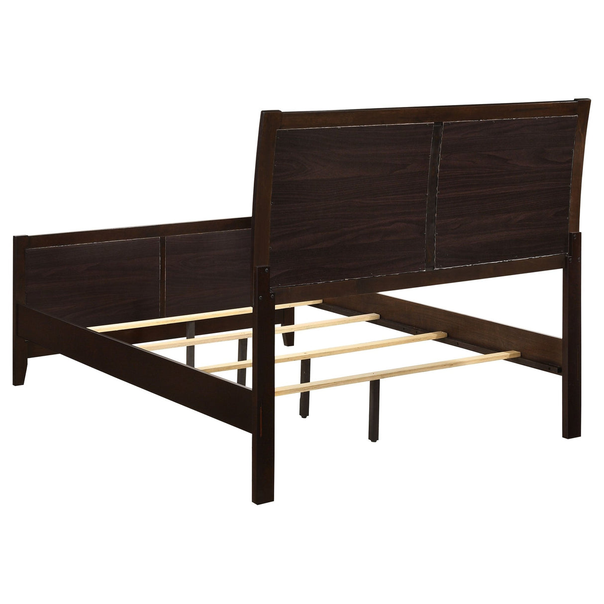 Carlton Wood Eastern King Panel Bed Cappuccino | Coaster | Home Elegance USA