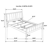 Carlton Wood Queen Panel Bed Cappuccino | Coaster - 202091Q - Home Elegance USA - 5