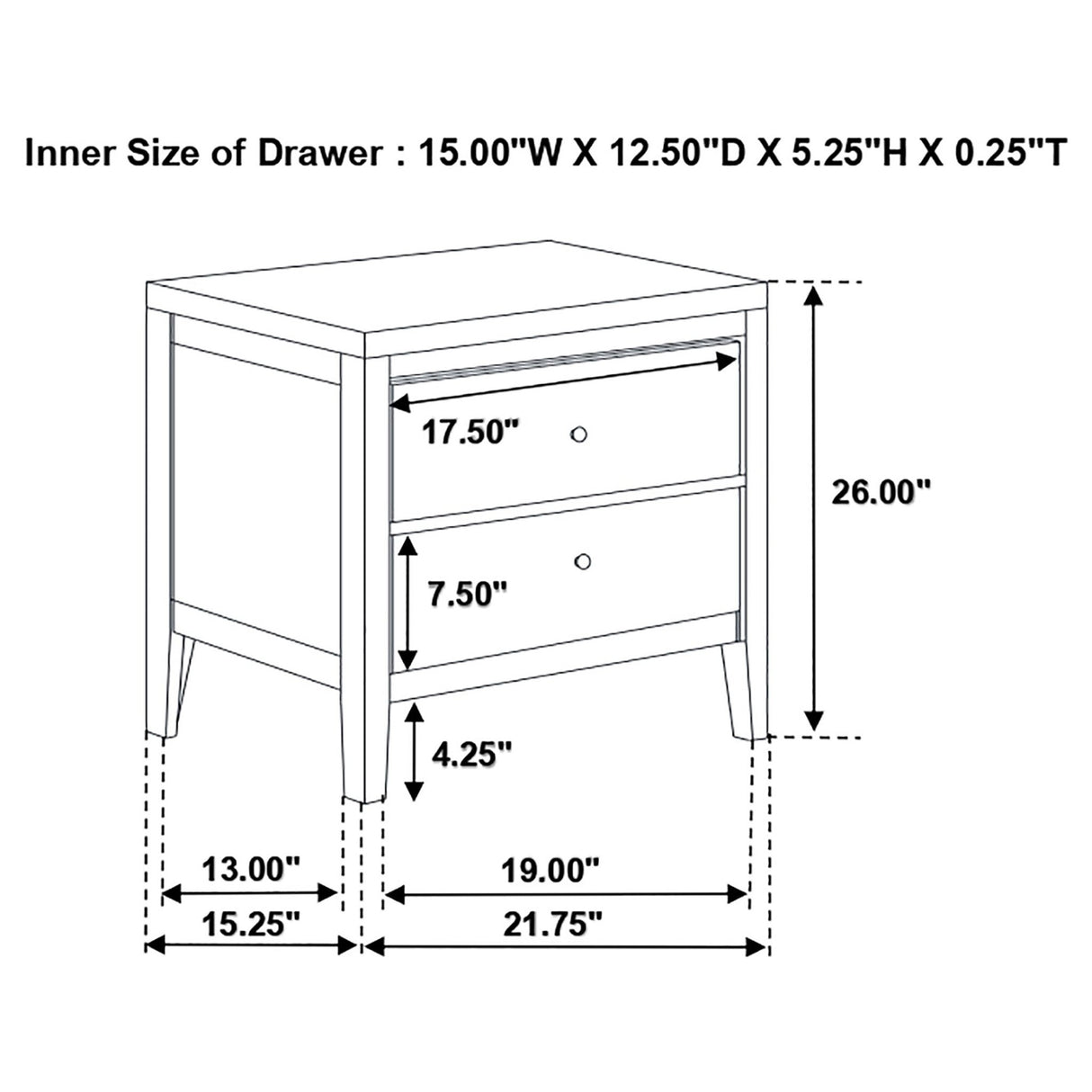 Carlton 5 - piece Twin Bedroom Set Cappuccino | Coaster | Home Elegance USA