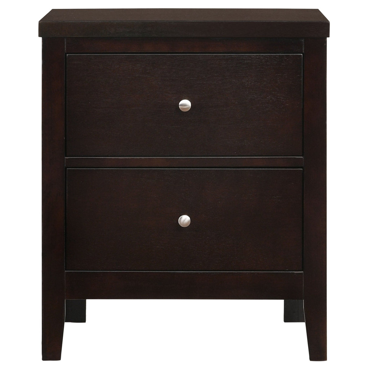 Carlton 2 - drawer Rectangular Nightstand Cappuccino | Coaster - 202092 - Home Elegance USA - 3