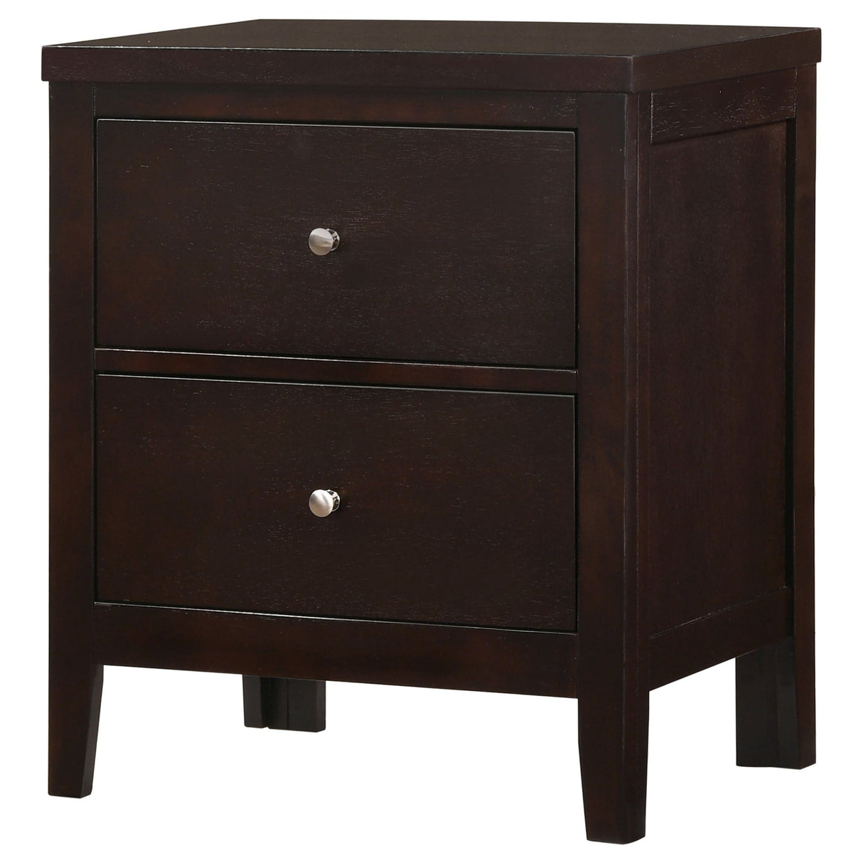 Carlton 2 - drawer Rectangular Nightstand Cappuccino | Coaster - 202092 - Home Elegance USA - 4