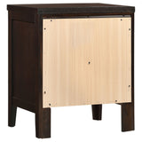 Carlton 2 - drawer Rectangular Nightstand Cappuccino | Coaster - 202092 - Home Elegance USA - 6