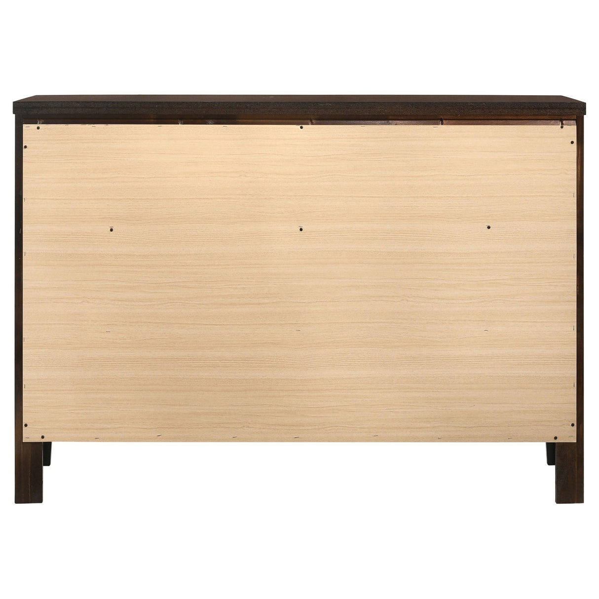 Carlton 6 - drawer Rectangular Dresser Cappuccino | Coaster - 202093 - Home Elegance USA - 7