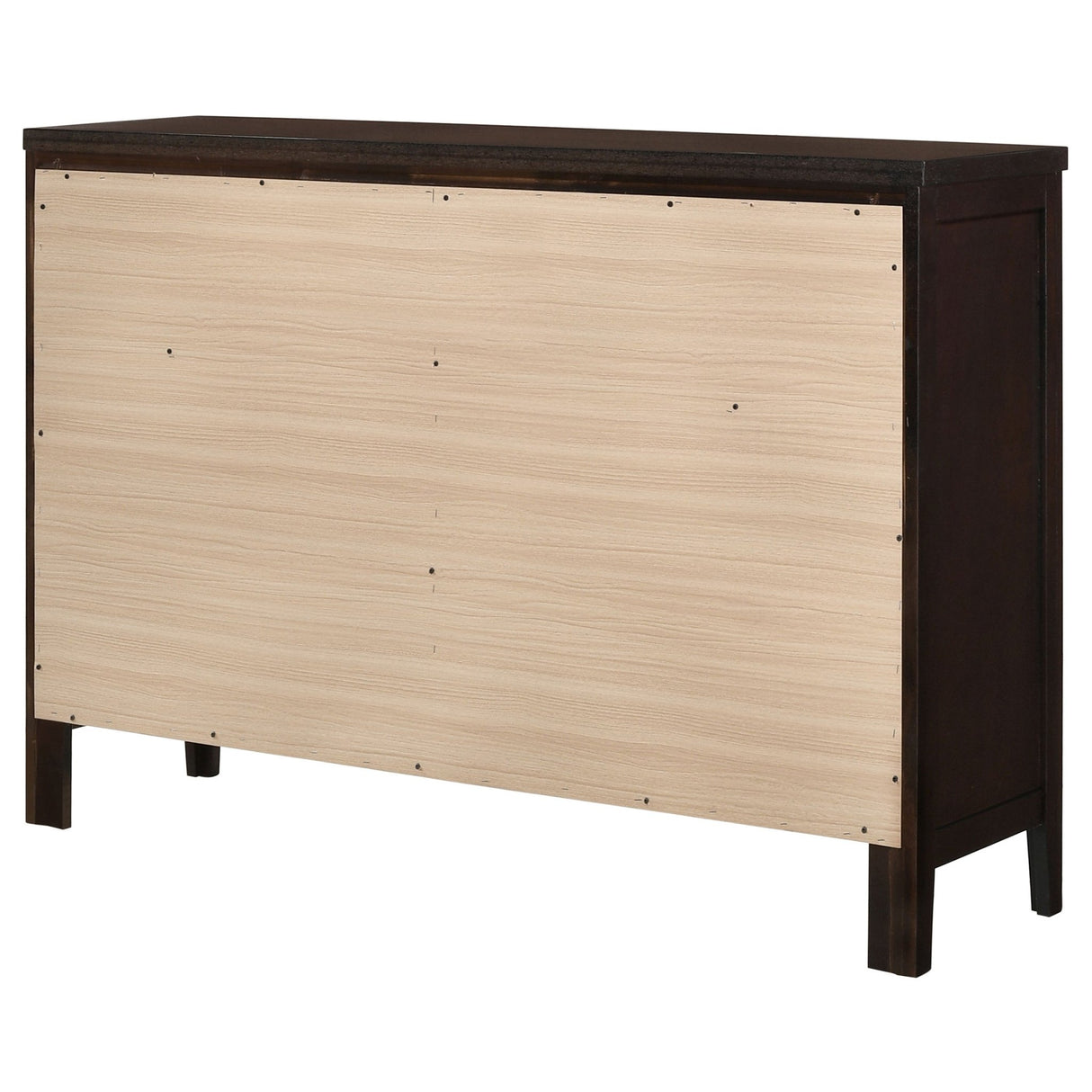 Carlton 6 - drawer Rectangular Dresser Cappuccino | Coaster - 202093 - Home Elegance USA - 8