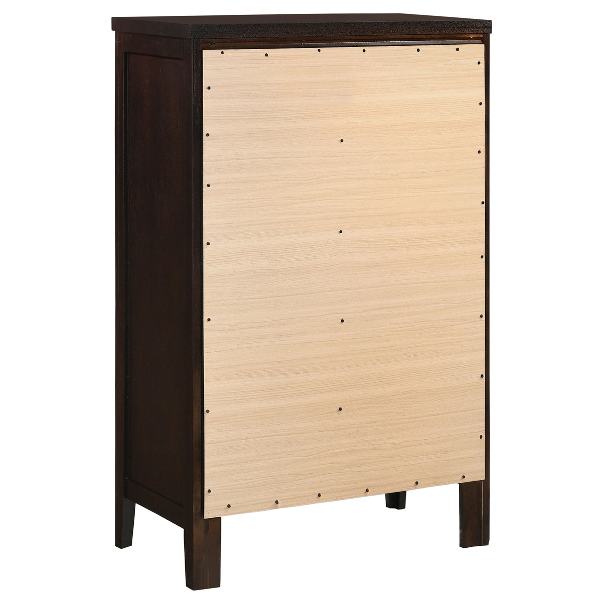 Carlton 5-drawer Bedroom Chest Cappuccino - Home Elegance USA