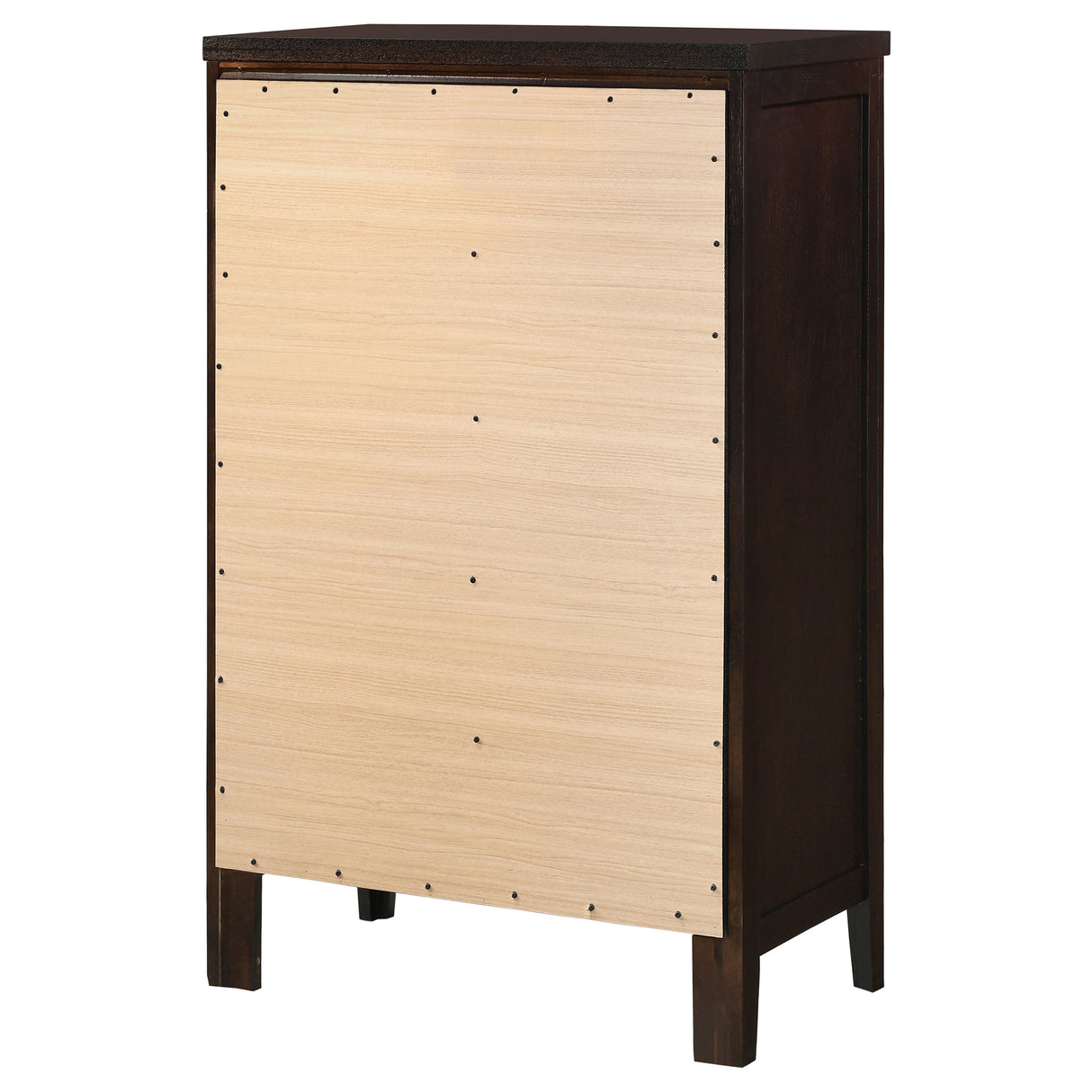 Carlton 5-drawer Bedroom Chest Cappuccino - Home Elegance USA