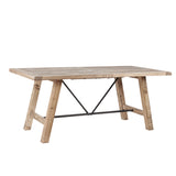 Sonoma 4-Piece Dining Set, Rustic Charm, Natural Wood, Solid Wood, 72-inch Table